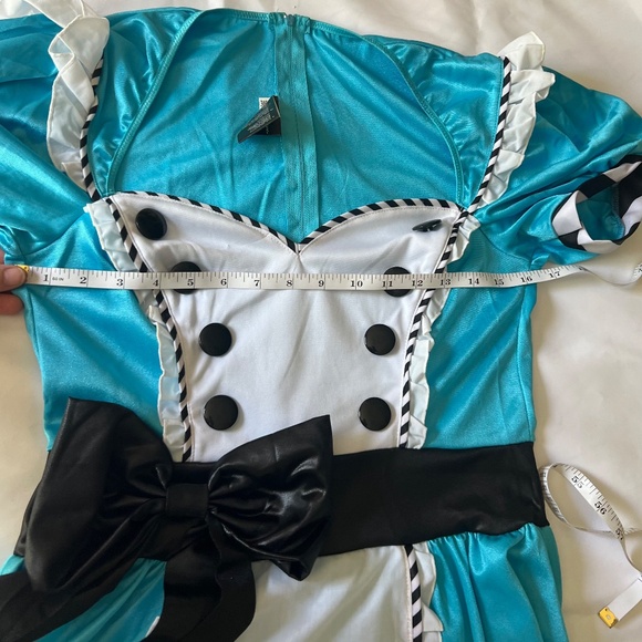 Leg Avenue “Charming Alice” Alice in Wonderland Costume M/L w/Headband Halloween - Picture 7 of 11